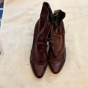 Enzo Angiolini Dark Brown Heeled Boots